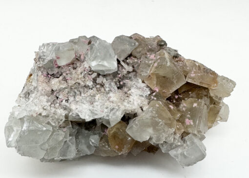 Fluoritt med pyritt 6cm
