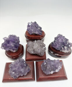 Ametyst på fot S 4mm