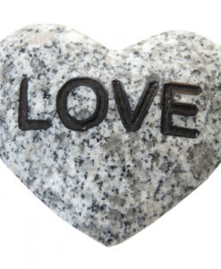 Hjerte i granitt love 4mm