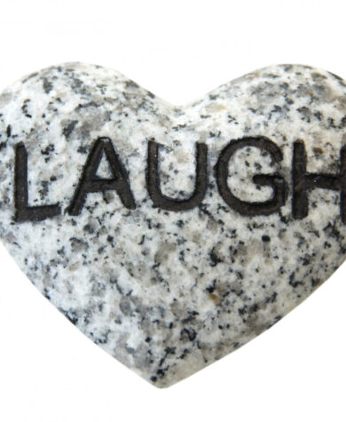 Hjerte i granitt laugh 4mm
