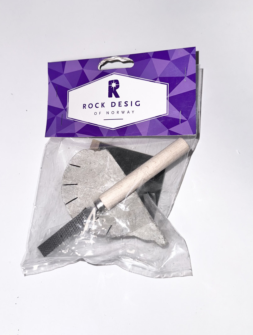 Dino-figur med sandpapir og fil 5 cm - Bilde 3