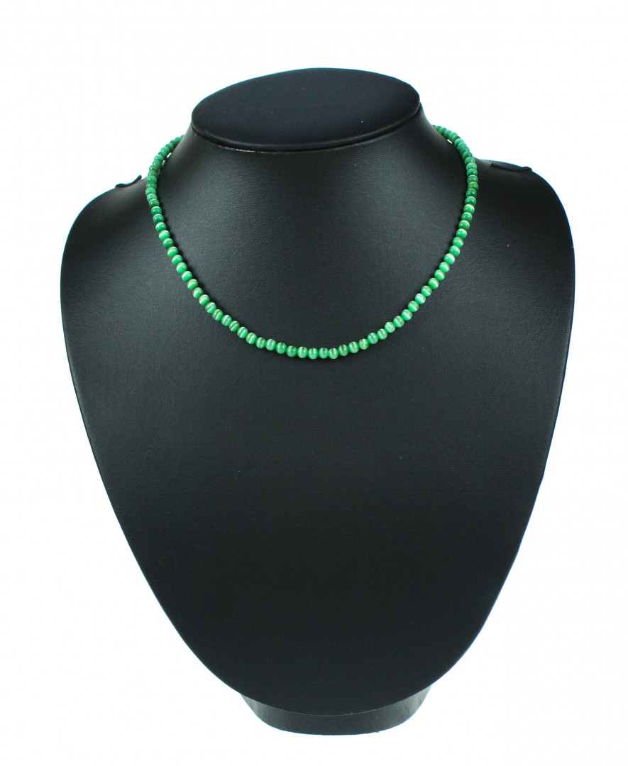 Kjede små grønn cat`s eye