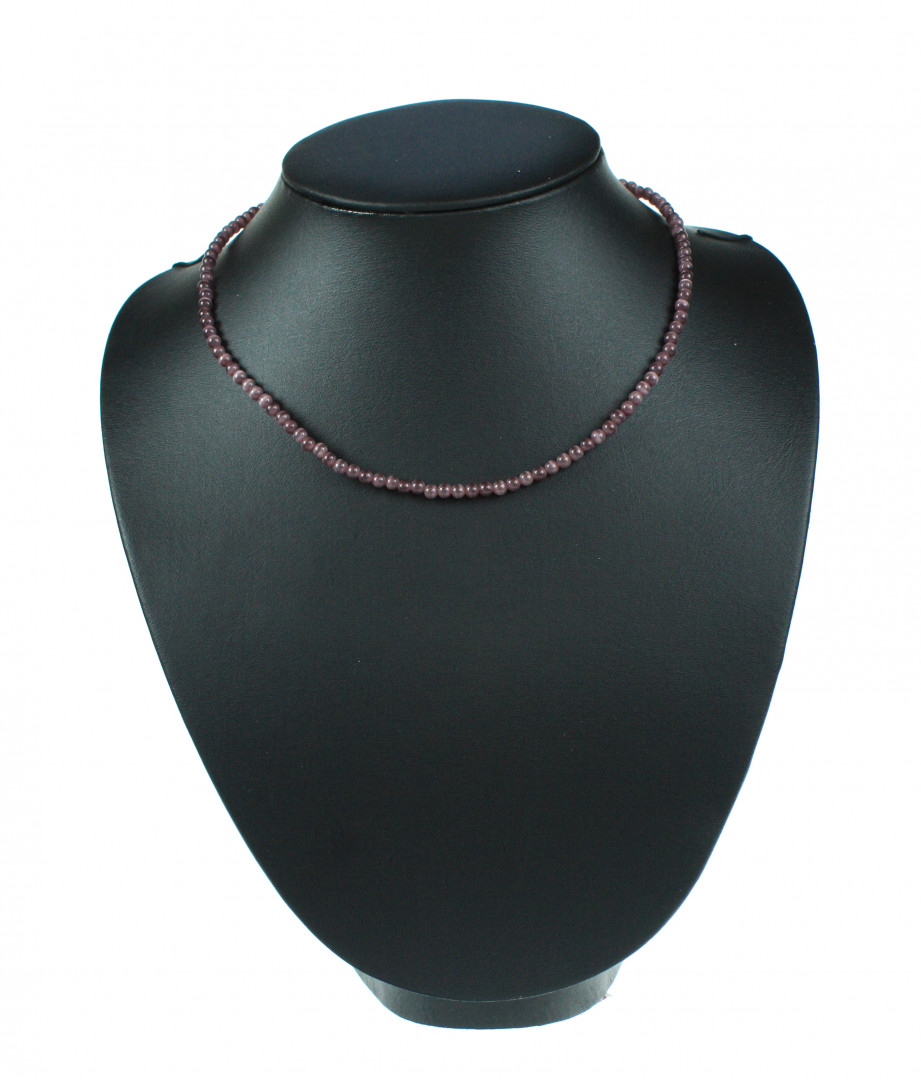 Kjede små lilla cat`s eye