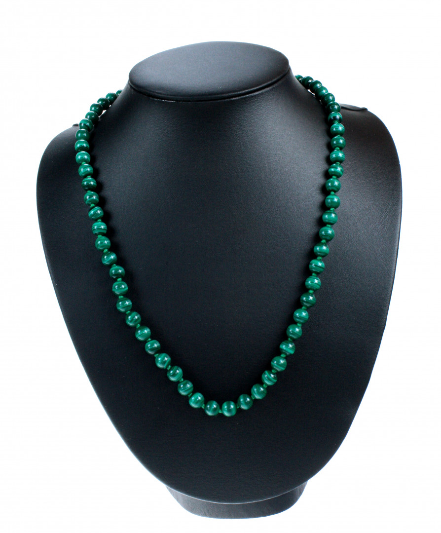 Medium malakittkjede 8mm