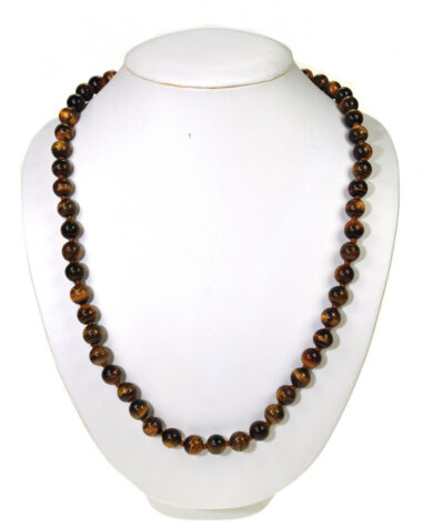 Medium tigerøye kjede 10mm
