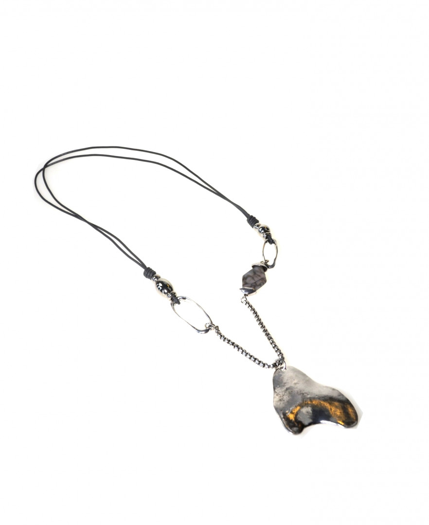 Langt kjede ovalt metall - Bilde 5