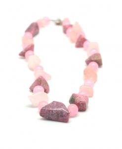 Rosa kjede kuler og tromlet