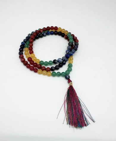 Japa Mala-kjede med Chakra
