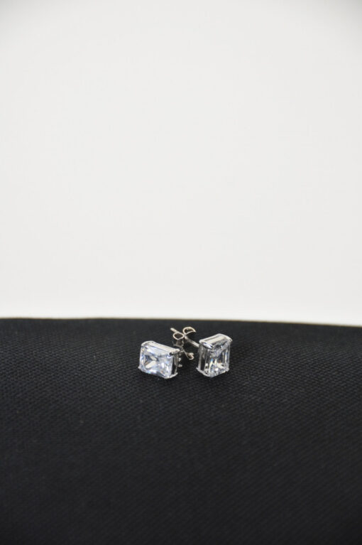 Zirkon rektangel 6x8mm