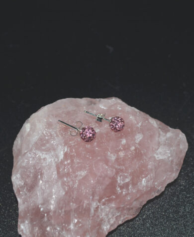 Zirkon kuler rosa 6mm