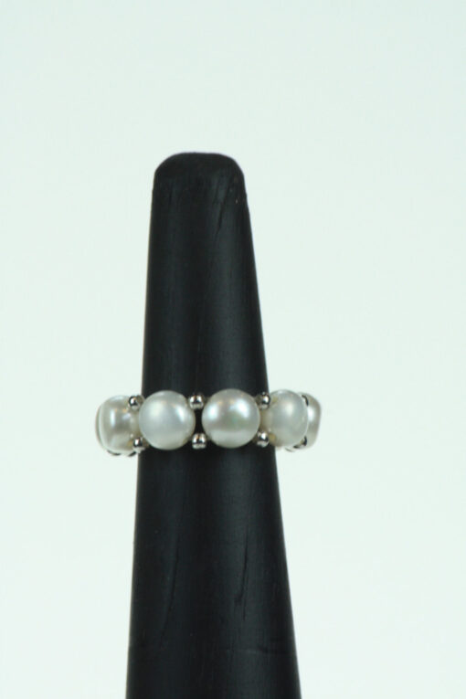 Hvit ring 1 rad