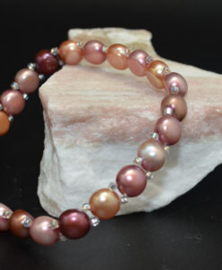 Elastisk armbånd mørk rosa