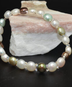 Elastisk armbånd grønn  mix