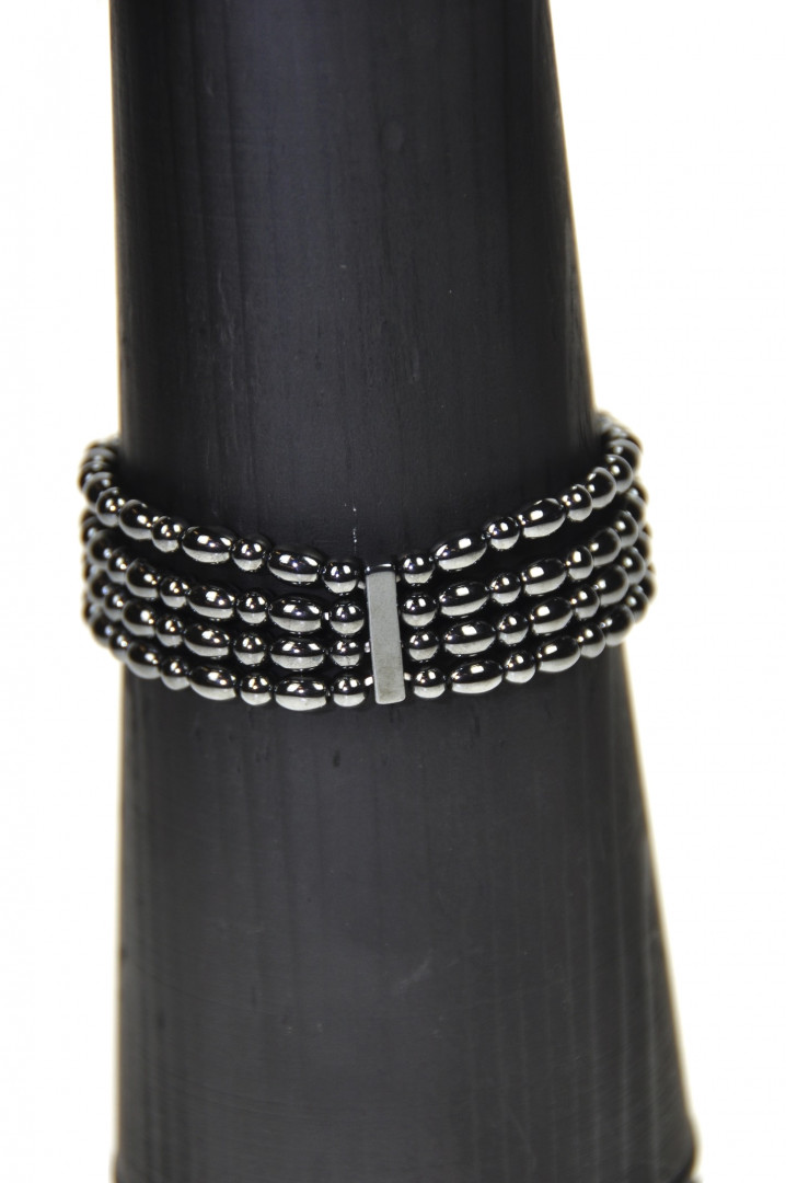 Hematitt 4 rader 4mm ris