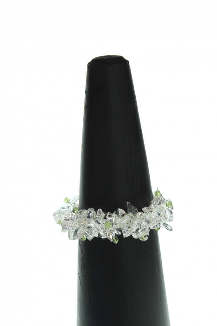 Kvarts/peridot falling star