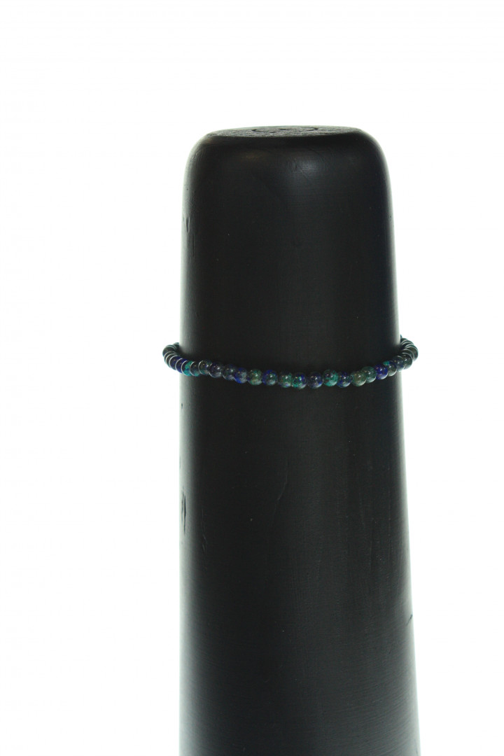 Azuritt armbånd 4mm
