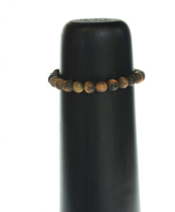 Tigerøye frosted 8mm regulerbart