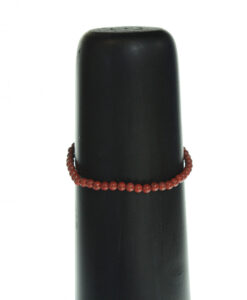 Rød jaspis armbånd 4mm