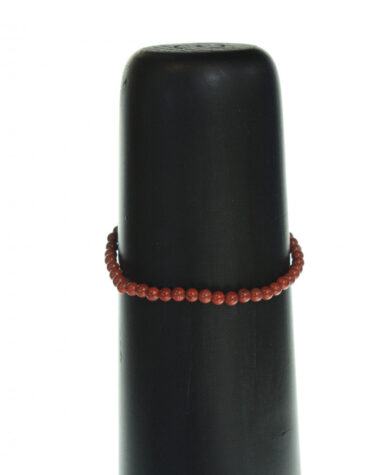 Rød jaspis armbånd 4mm