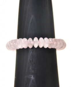 Rosa kvarts armbånd med knotter