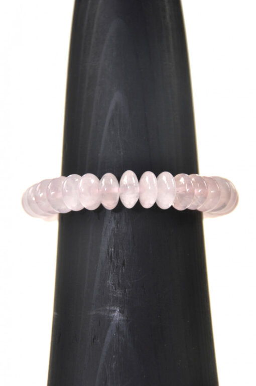 Rosa kvarts armbånd med knotter