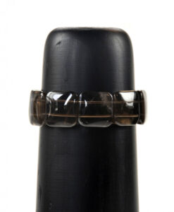 Armbånd firkanter røykkvarts