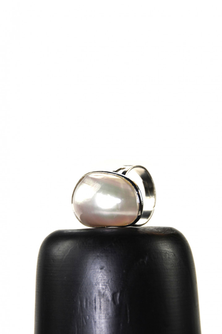 Skjell ring hvit