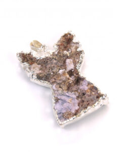 Agat anheng engel m/sølv