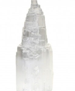Tårn i rå selenitt 10 cm