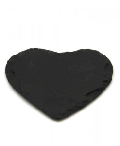 6 stk hjerter i skifer uten hull [5ø]