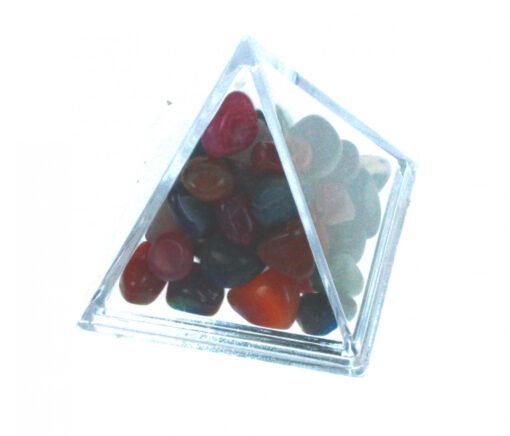 Pyramide med agat stor