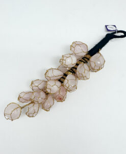 Drueklase i rosa kvarts