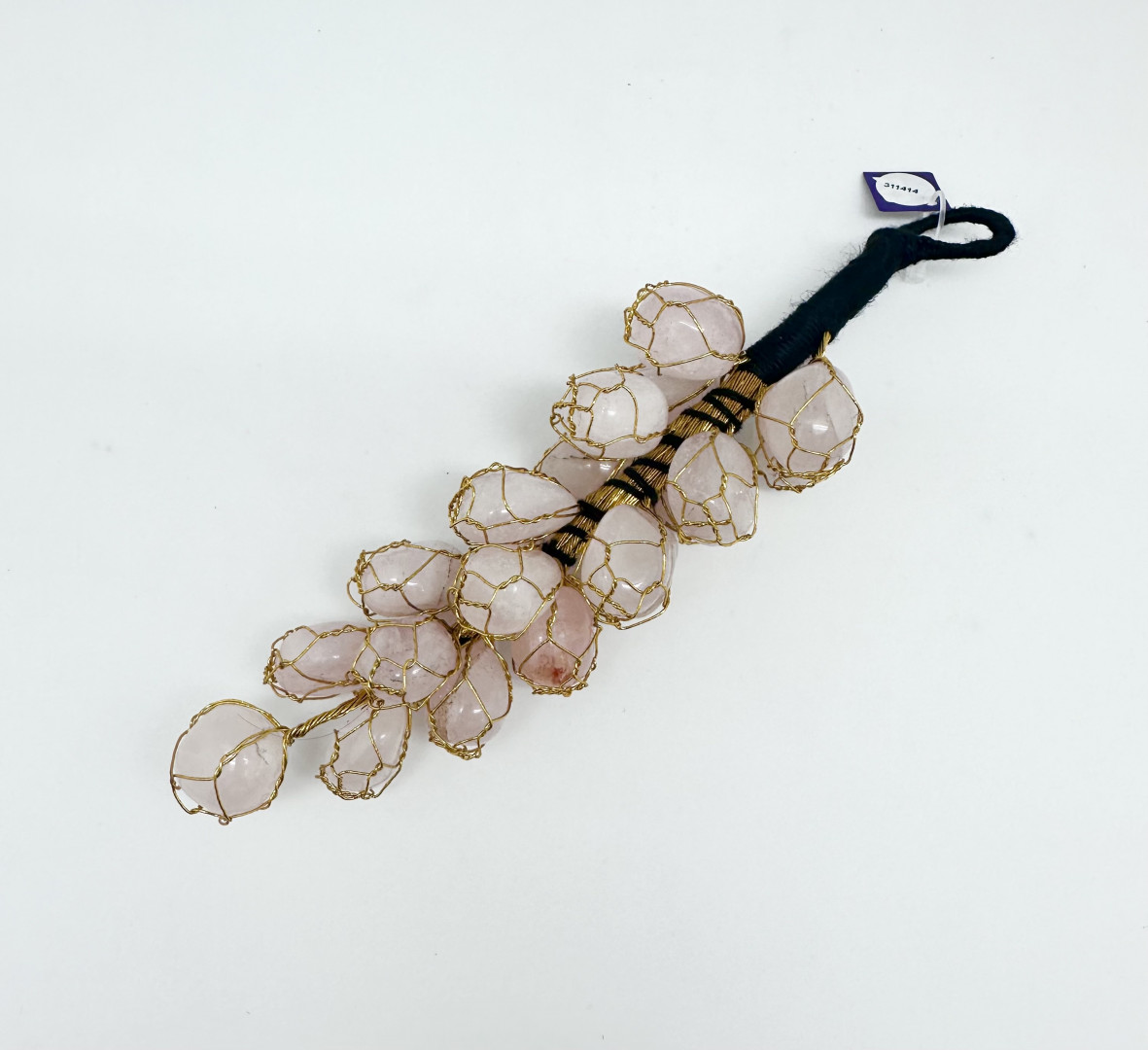 Drueklase i rosa kvarts