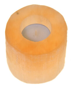 Te-lys sylinder oransje stor