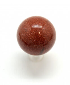 Polert kule i gold stone 40mm