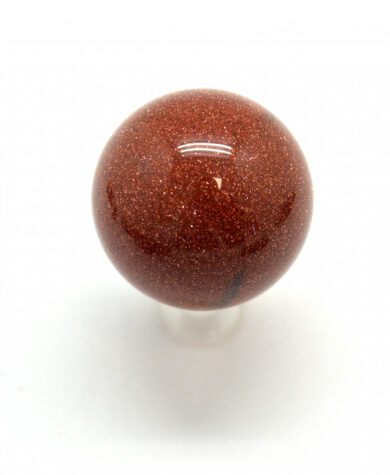 Polert kule i gold stone 40mm