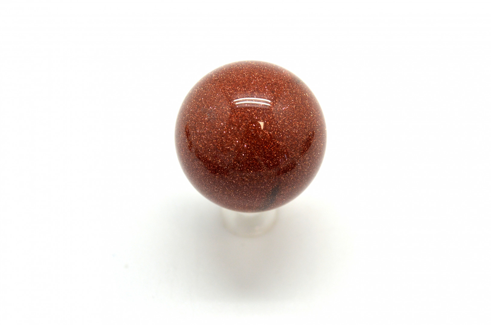 Polert kule i gold stone 40mm