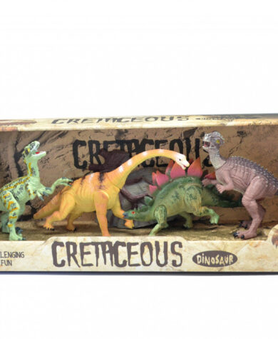 Dinosaursett 4 dinoer/2 stein