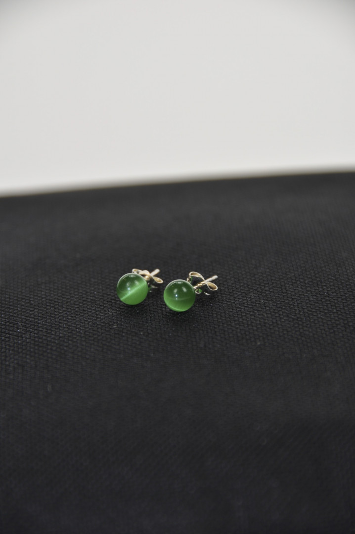 Grønn cat`s kule 6mm