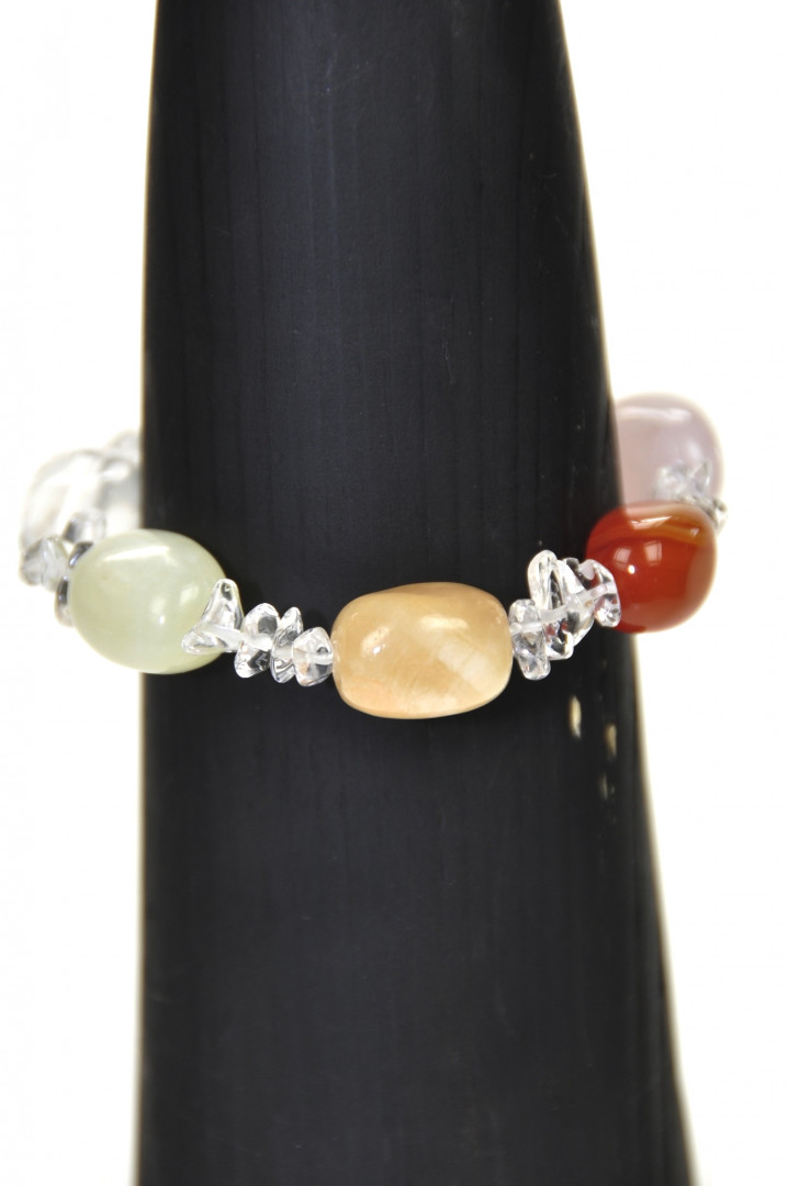 Chakras armbånd nugget