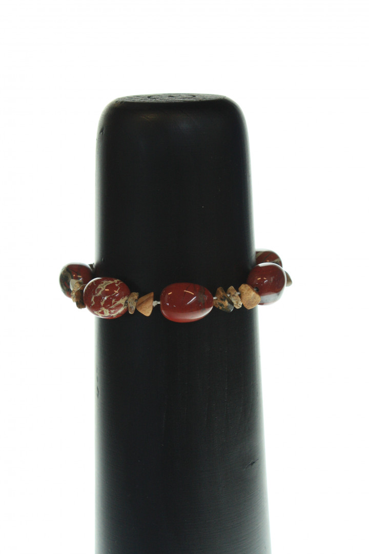 Jaspis armbånd nugget