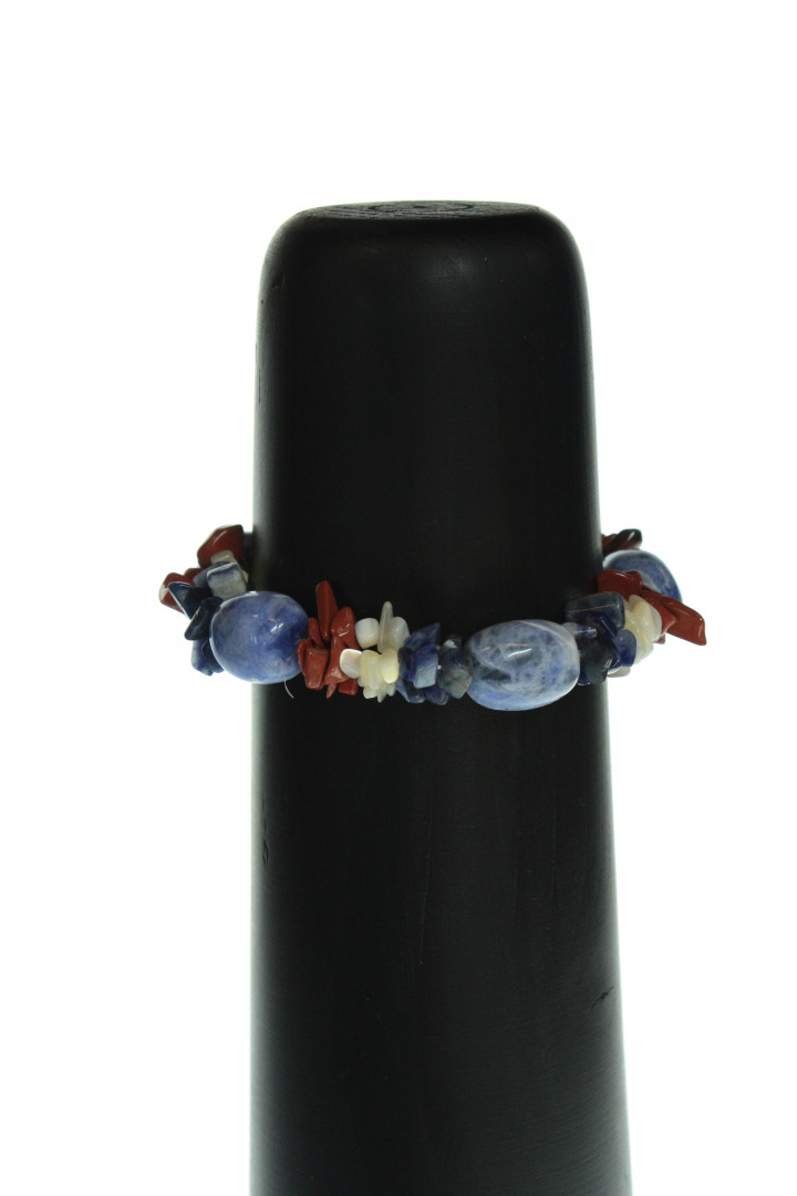 Sodalitt jaspis nugget/chips