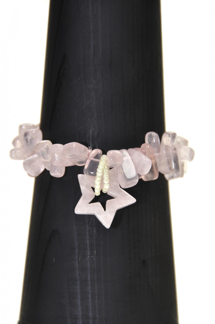 Rosa kvarts med stjerne
