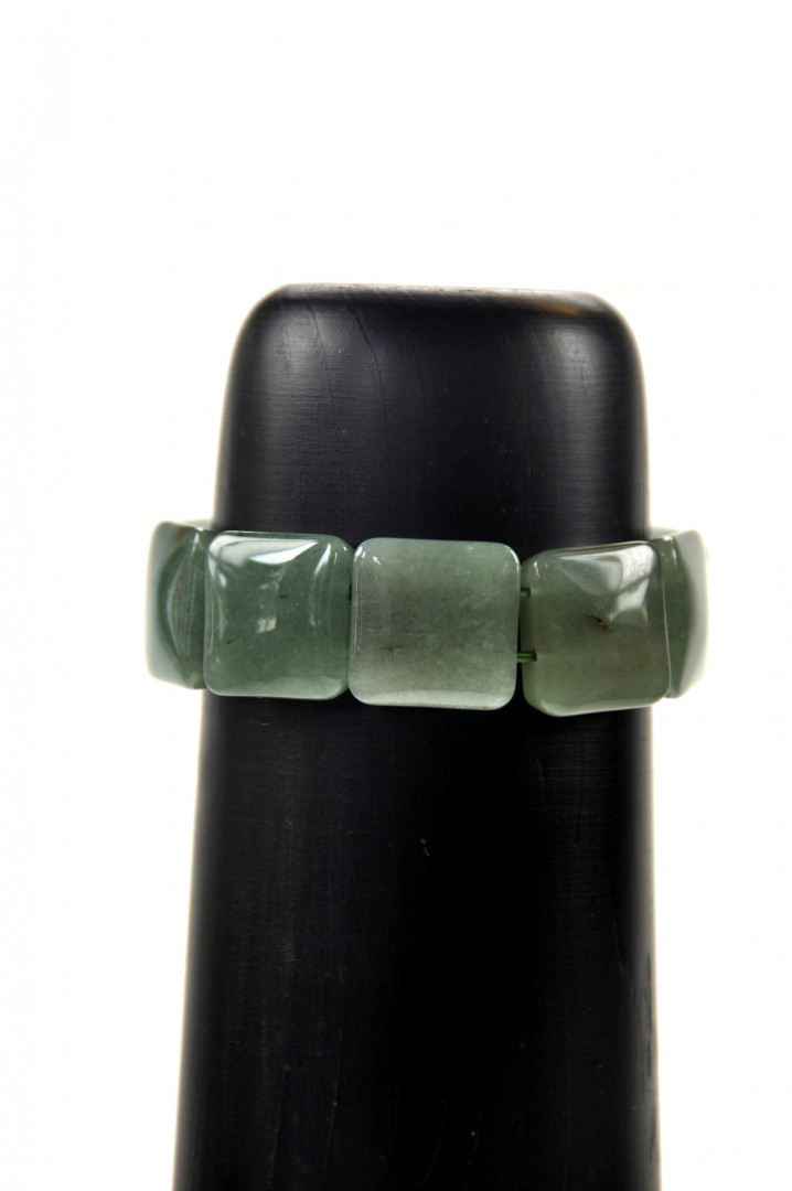 Aventurin armbånd med firkanter