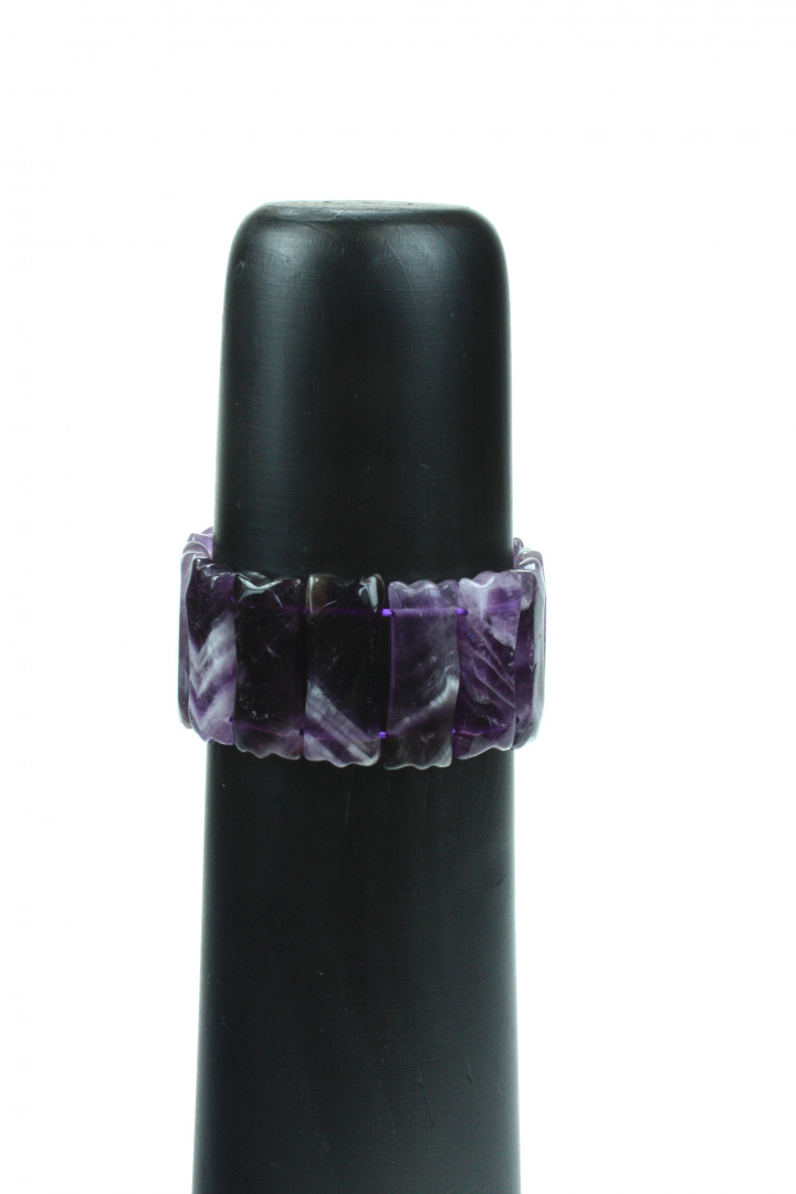 Armbånd ametyst kattører