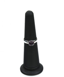 Ametyst sølvring liten