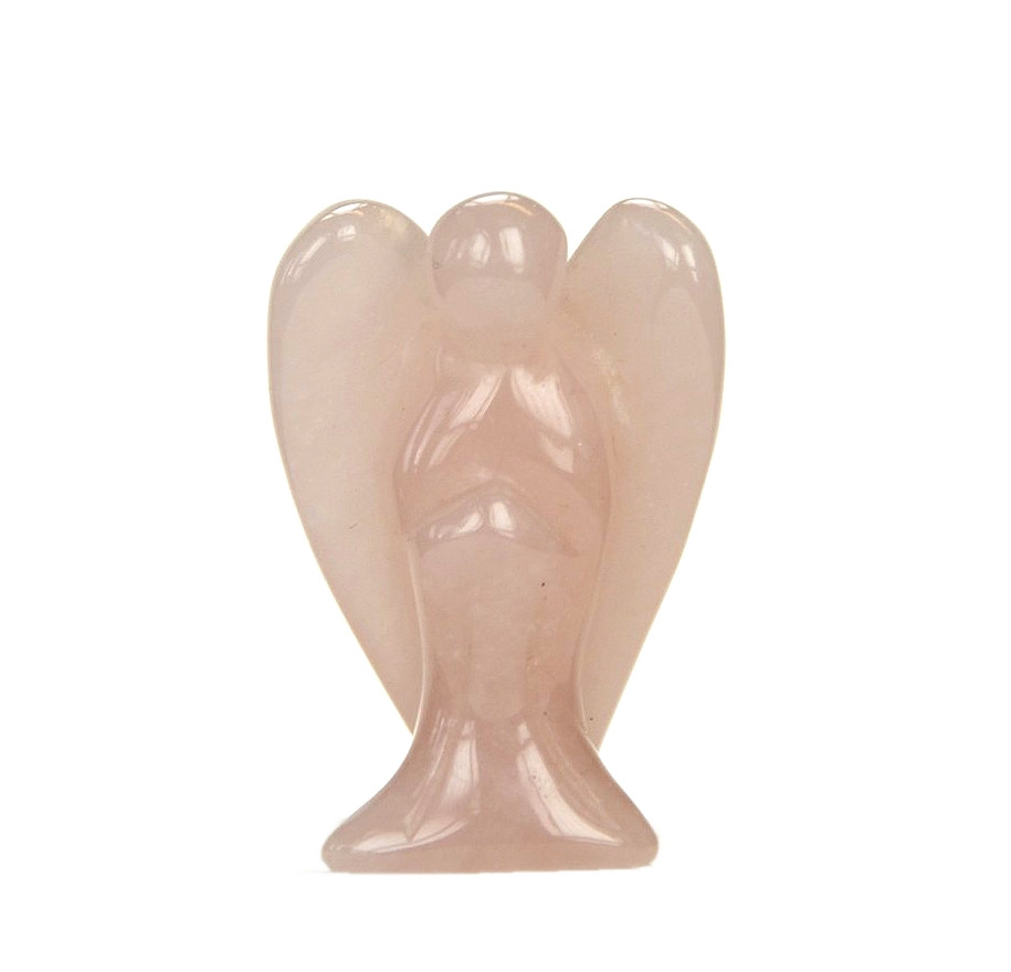 Engel i rosa kvarts 3 cm