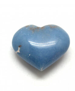 Hjerte i blå kvarts.