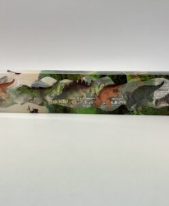 Lang boks med 6 dinosaurer
