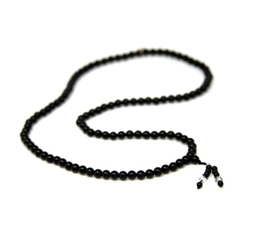 Elastisk kjede med  sort agat